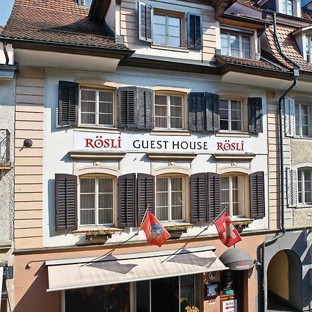 Roesli Guest House Luzern Eksteriør billede