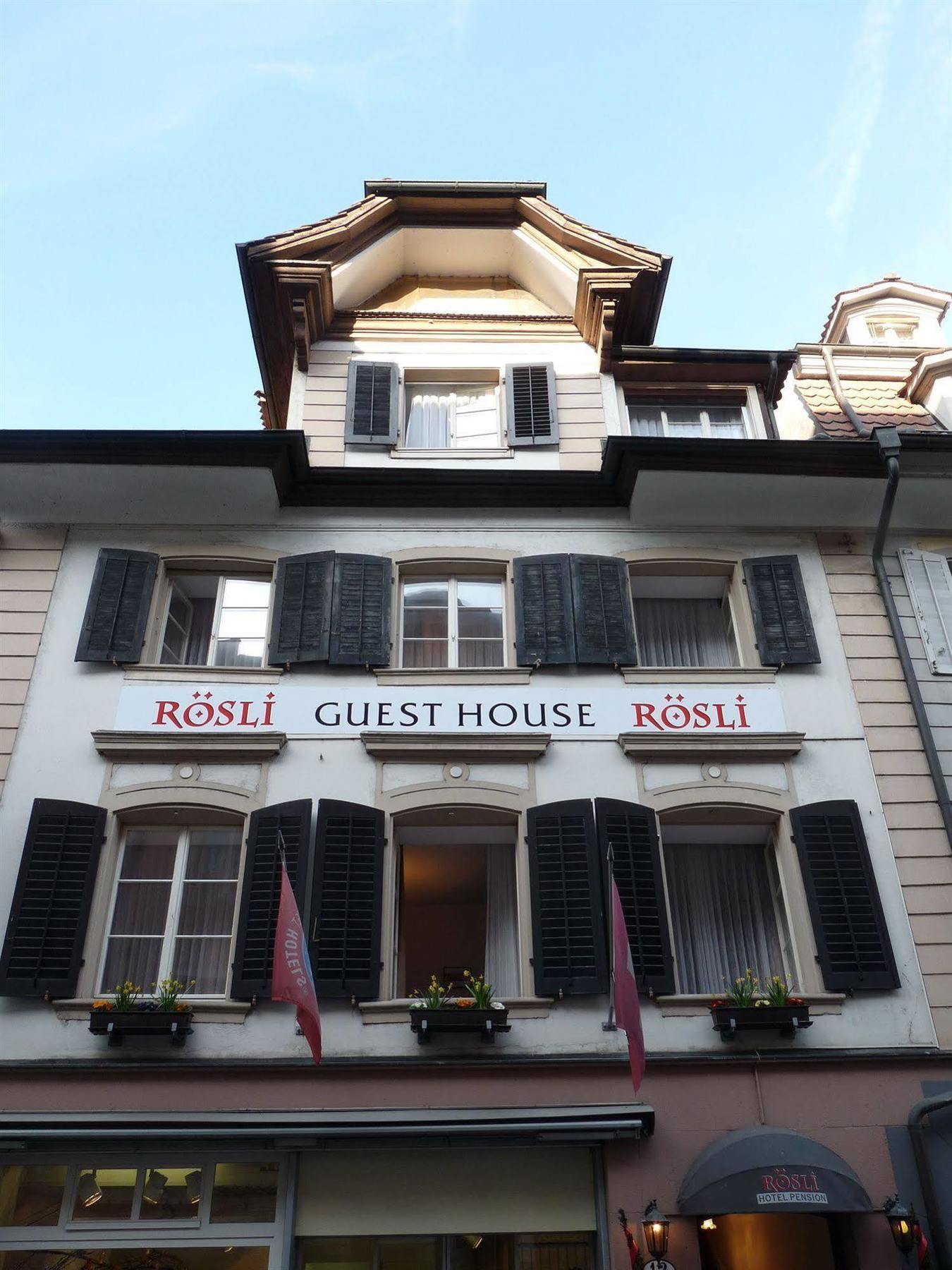 Roesli Guest House Luzern Eksteriør billede